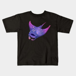 Galaxy Manta Ray Kids T-Shirt